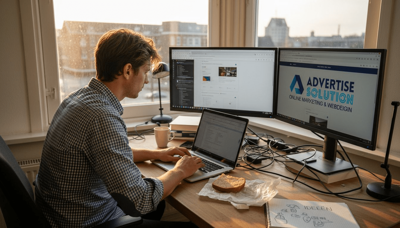 Webdeveloper die zich richt op het optimaliseren van websites