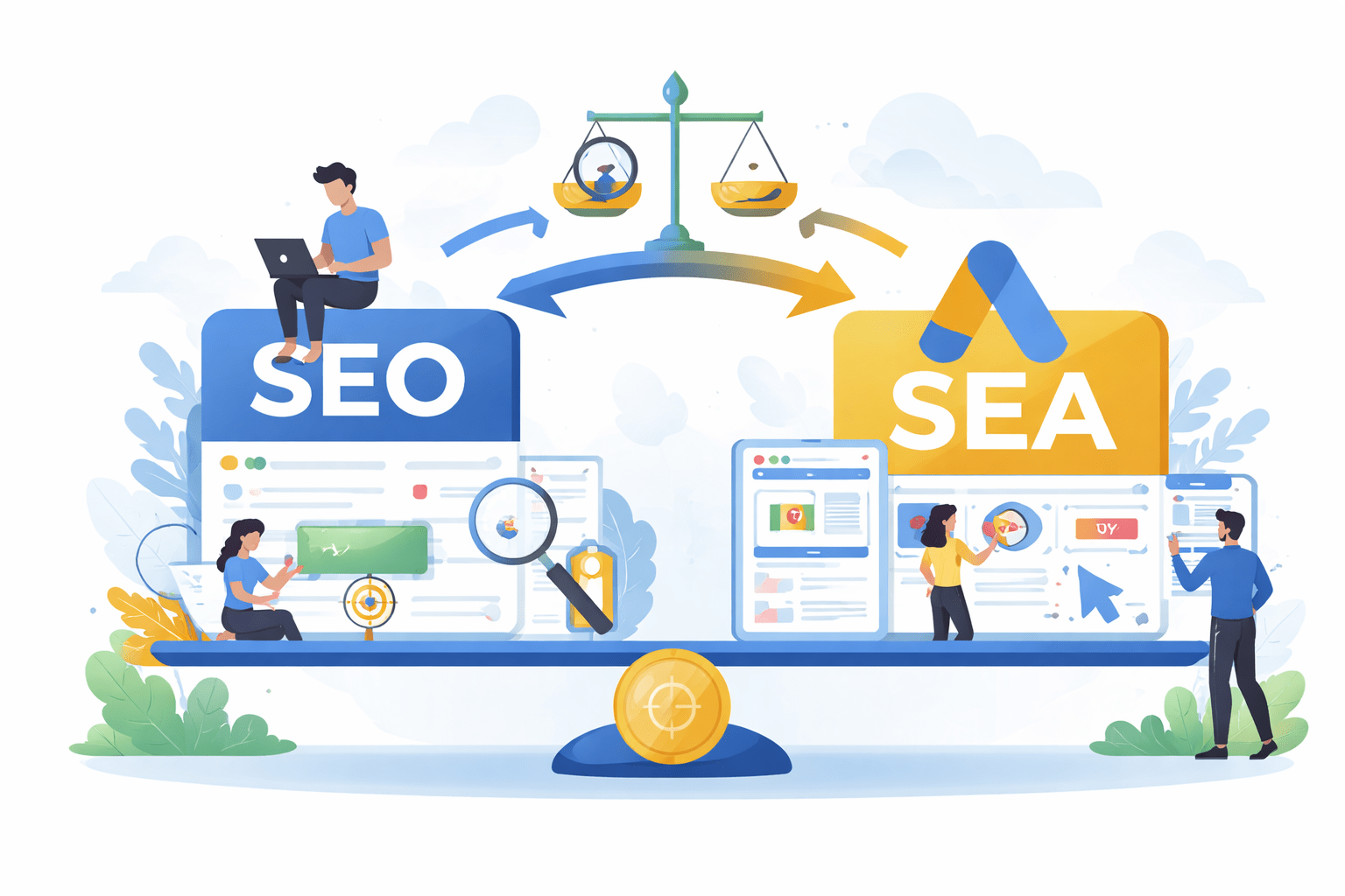 SEO en SEA Balans